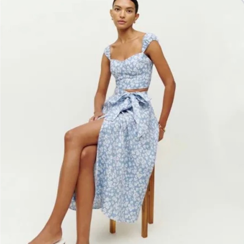Reformation linen two piece